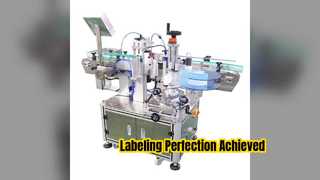 Machine d'étiquetage automatique de bouteilles de sauce chili