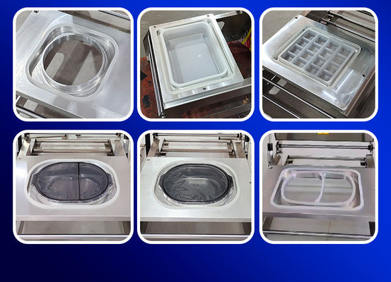 Stainless Steel Manual Heat Sealer Machine FR220E with Adjustable Temperature CE Certified for Food Tray Sealing