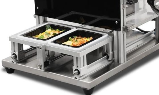 Factory Supply CUSTOMIZED QF260T-S Takeaway Fast Food Vegetable Lock Fresh Box Sealing Packaging Machine