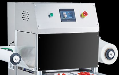 Automatic Vacuum Displacement Vertical Modified Atmosphere Sealer Plastic Customized Tray DQ305L-V High Quality Tray Sealer