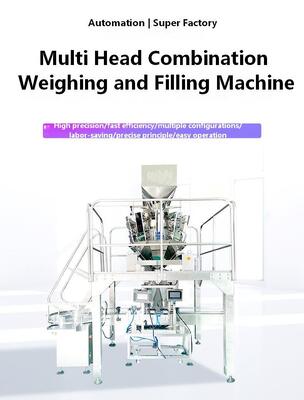 Highly Productive Fully Automatic Granule Chips Combination Weigher Filling Machine CH-GGGZ Manufacturer's Professional Sale for Cans