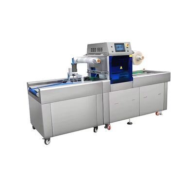 Automatic Modified Atmosphere Airflow Displacement Chain Plastic Tray Sealer DQ580AT-E High Quality Tray Sealer