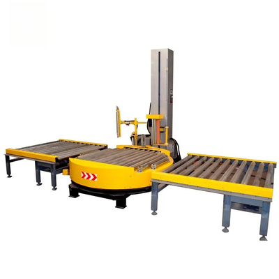 Arm Wrapping Machine Surrounding Film Pallet Wrapper with Top Film Covering Packing Full Automatic Spiral Arm Winding Machine
