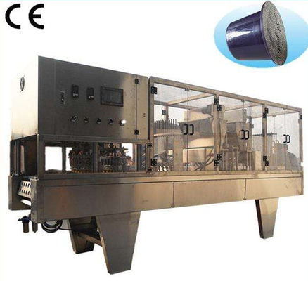 800KG Cup Filling Sealing Machine Coffee Capsule 4KW Liner Type 4 Lane