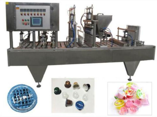 Liner Type 6 Lane 100g Automatic Cup Coffee Capsule Sealing Machine NC-4