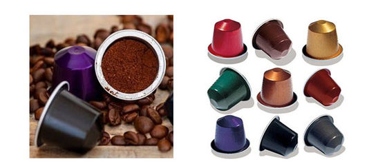 JS 20CC Rotary Cup Filling Sealing Machine Coffee Powder Filling