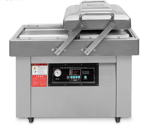 Double Chamber Vacuum Packaging Machine Total 4pcs Sealing Bars Table Type