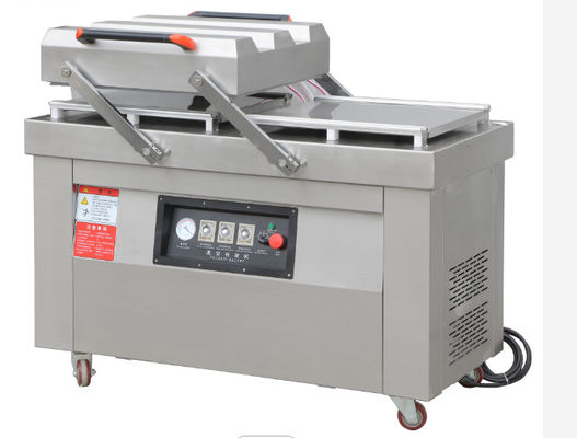 Double Chamber Vacuum Packaging Machine Total 4pcs Sealing Bars Table Type
