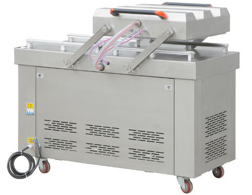 Double Chamber Vacuum Packaging Machine Total 4pcs Sealing Bars Table Type