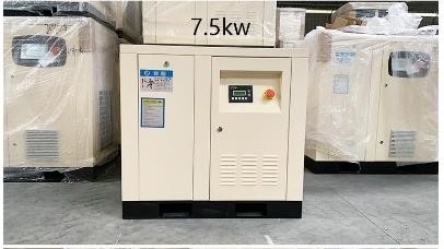 Direct Connection Type Double Portable Rotary Screw Air Compressor 10Hp 7.5kw