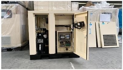 Direct Connection Type Double Portable Rotary Screw Air Compressor 10Hp 7.5kw