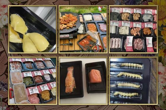 Fully Automatic Vacuum Skin Sealing Machine with Food Grade 304 Stainless Steel and 6061 Anodized Aluminum Mold for MAP Packaging