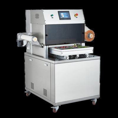 Sélecteur de plateau vertical automatique DQ400L-V avec acier inoxydable de qualité alimentaire 304 et moule en aluminium anodisé 6061 pour emballage à vide