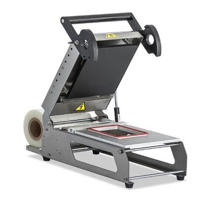 Machine de scellage manuelle de bord personnalisable FR230A avec contrôle de température réglable et poignée ergonomique pour barquettes alimentaires