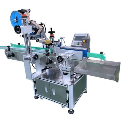 Machine d'étiquetage automatique à double tête pour bouteilles rondes CH-306