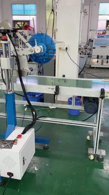 Fully Automatic Flat Assembly Line Labeling Machine CH-605 for Bottles Cans Cartons Fast Speed Touch Screen Energy Saving