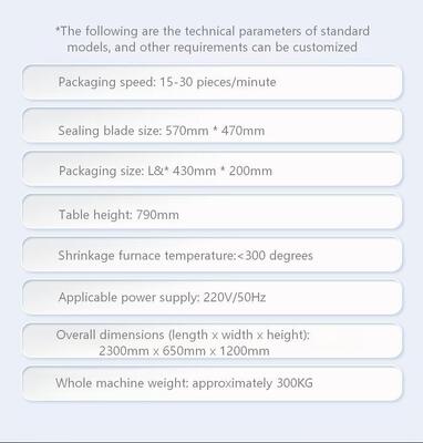 Fully Automatic CH-FQ450 Sealing and Cutting Heat Shrink Machine Mineral Water Heat Shrink Film Packaging Machine Plastic Sealing Machine