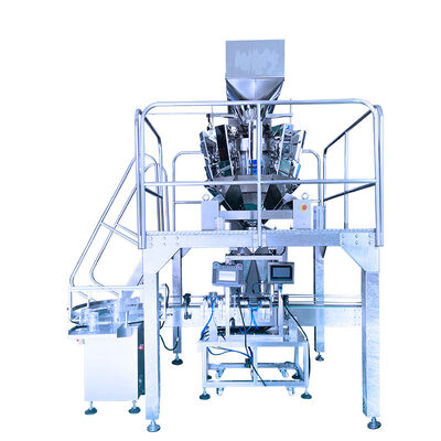 Machine de remplissage et de pesage combiné entièrement automatique pour granulés et chips, hautement productive CH-GGGZ