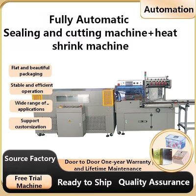 Fully Automatic Sealing and Cutting Heat Shrink Machine Mineral Water Heat Shrink Film Packaging Machine Plastic Sealing Machine